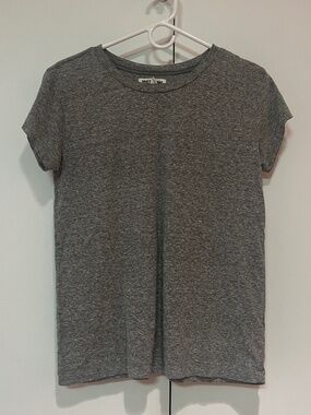 Rivet & Thread by Market of Choice Grey Marl Tee XS